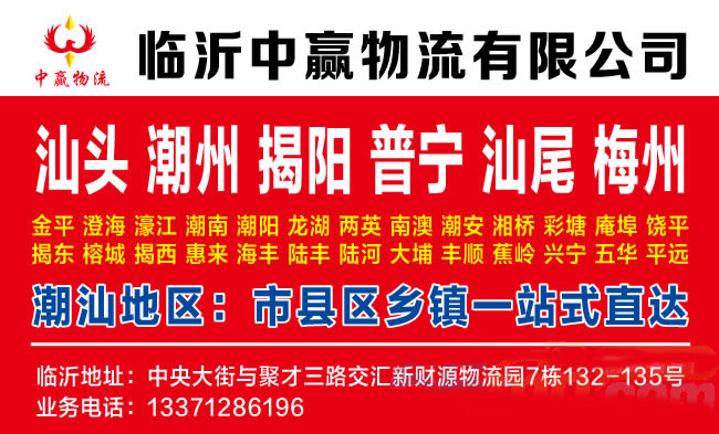 临沂到海南物流公司-临沂中赢物流